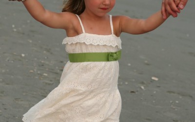 Adorable Emily Enjoying Family Beach Time!